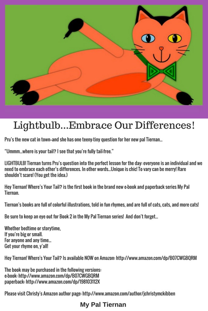 Lightbulb!...Embrace Our Differences! http://www.amazon.com/author/jchristymckibben